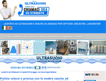 Tablet Screenshot of lavatrici-ultrasuoni.com